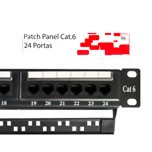 PATCH PANEL CAT.6 24P 1U – INET